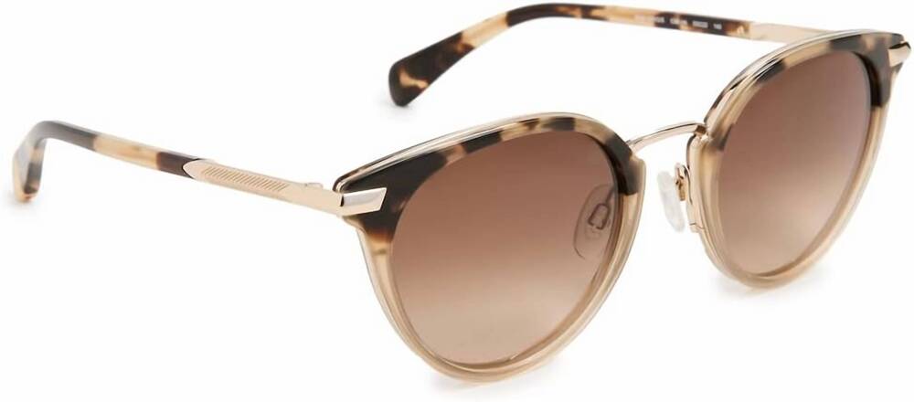 NEW RAG & BONE women's rnb1058/g/s 0c9b sunglasses in havana honey/ brown gradie